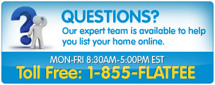 Expert team is available to help you list your home online.