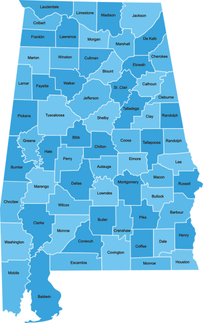 Alabama Property Locations